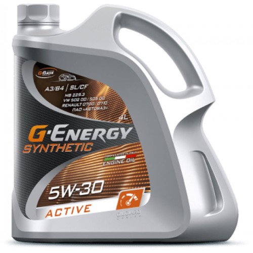 Газпромнефть-СМ G-Energy Synthetic Active 5W30 (4л) Масло моторное синтетическое