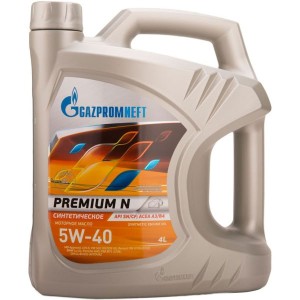 Газпромнефть Premium N 5W-40 (4л) Масло моторное