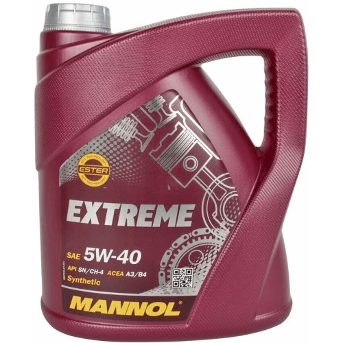 MANNOL Extreme SAE 5W-40 SN/CH-4, A3/B4 (4л) Масло моторное