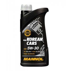 MANNOL for Korean Cars SAE 5W-30 SN/CH-4, A5/B5 (1л) Масло моторное