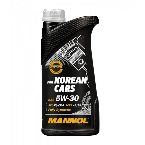 MANNOL for Korean Cars SAE 5W-30 SN/CH-4, A5/B5 (1л) Масло моторное