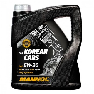 MANNOL for Korean Cars SAE 5W-30 SN/CH-4, A5/B5 (4л) Масло моторное