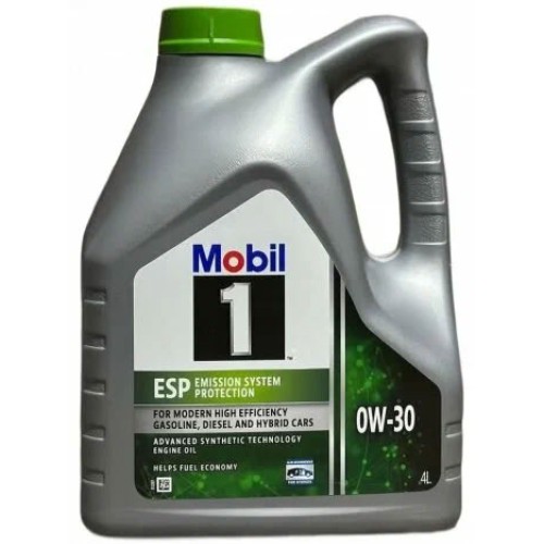 Mobil 1 ESP 0W-30 (4л) Масло моторное синтетическое