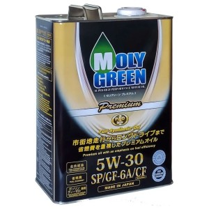 MOLYGREEN Premium 5W-30 SP/GF-6A/CF (4л) Масло моторное синтетическое