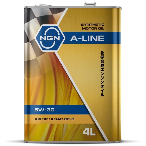 NGN A-Line 5W-30 SP/ILSAC GF-6 (4л) Масло моторное синтетическое