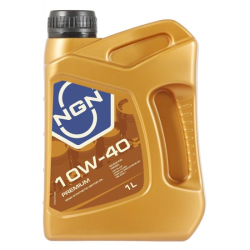 NGN PREMIUM A-LINE 10W-40 (1л) Масло моторное полусинтетическое