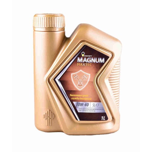 РОСНЕФТЬ Magnum Maxtec 10W-40 (1л) Масло моторное полусинтетическое