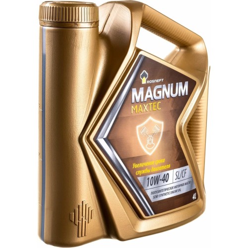 РОСНЕФТЬ Magnum Maxtec 10W-40 (4л) Масло моторное полусинтетическое