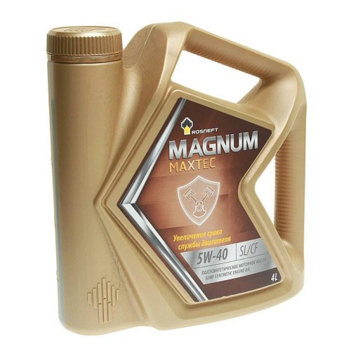 РОСНЕФТЬ Magnum Maxtec 5W-40 (4л) Масло моторное полусинтетическое