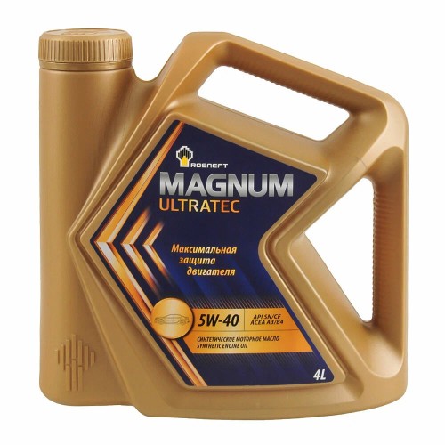 РОСНЕФТЬ Magnum Ultratec 5W-40 (4л) Масло моторное синтетическое