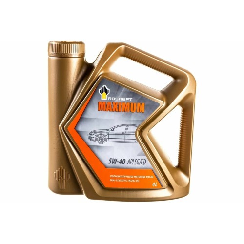 РОСНЕФТЬ Maximum 5W-40 (4л) SL/CF Масло моторное полусинтетическое