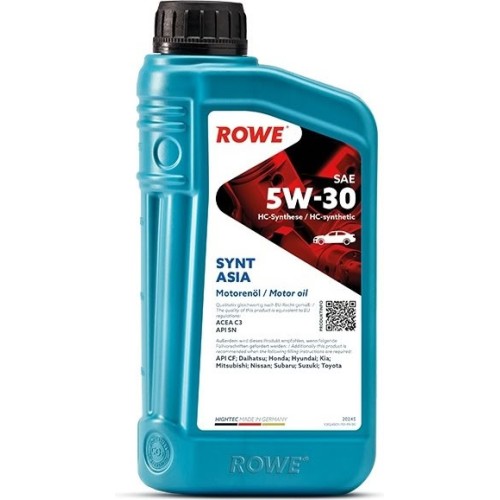 ROWE HIGHTEC SYNT ASIA 5W-30  (1л) Масло моторное синтетическое