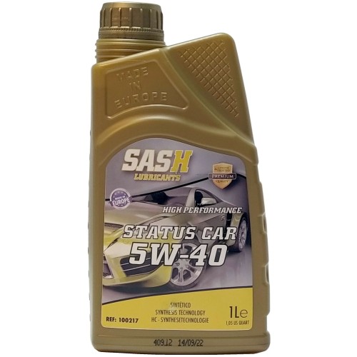 SASH Status Car 5W40 (1л) Масло моторное синтетическое