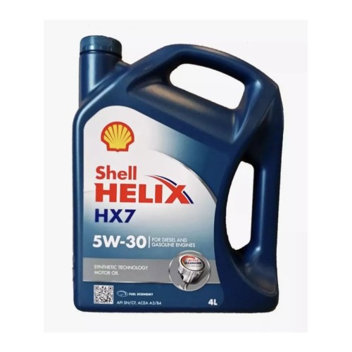 SHELL HX 7 5W-30 (4л) Масло моторное полусинтетическое