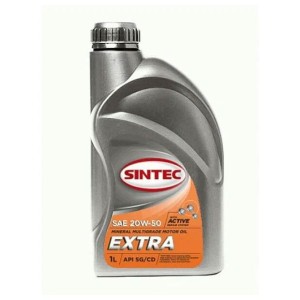 SINTEC Extra 20W-50 1л. Масло моторное минеральное