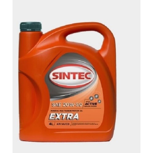 SINTEC Экстра 20W-50 1л. Масло моторное минеральное