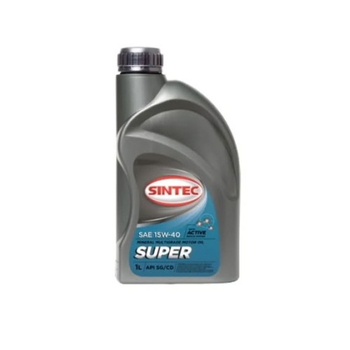 SINTEC Супер 15W-40 1л. Масло моторное минеральное