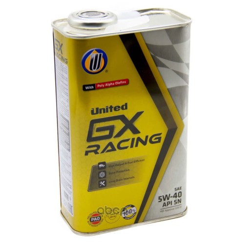 UNITED GX RACING 5W-40 (1л)