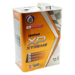 UNITED XP XTREME 0W-40 (4л)