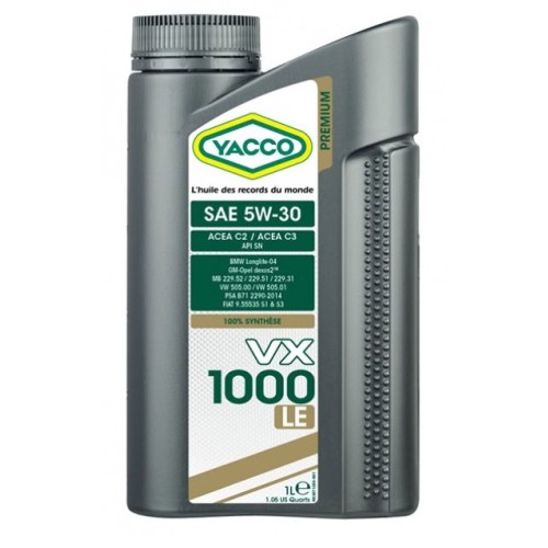 YACCO VX 1000 LE 5W-30 (1л)