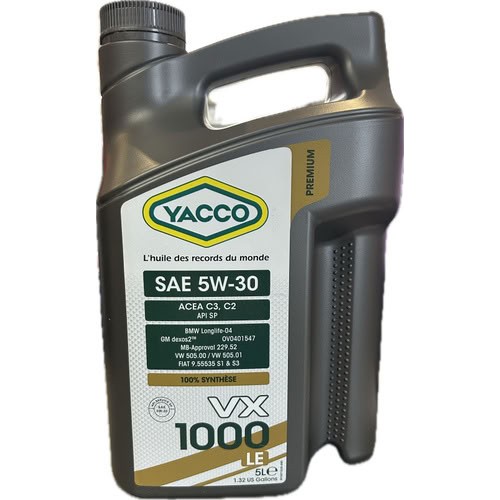 YACCO VX 1000 LE 5W-30 (5л)