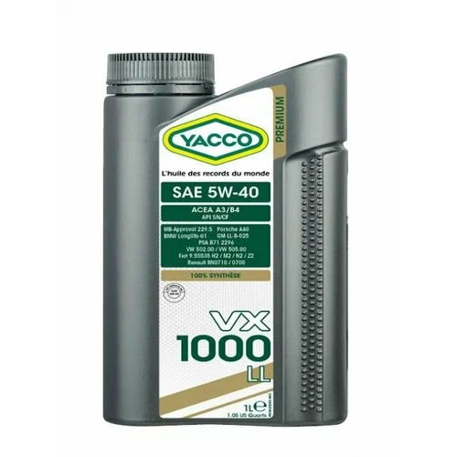 YACCO VX 1000 LL 5W-40 (1л)