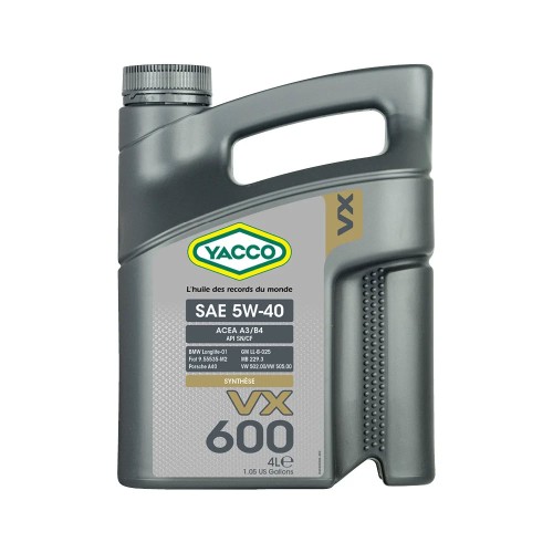 YACCO VX 600 5W-40 (4л)
